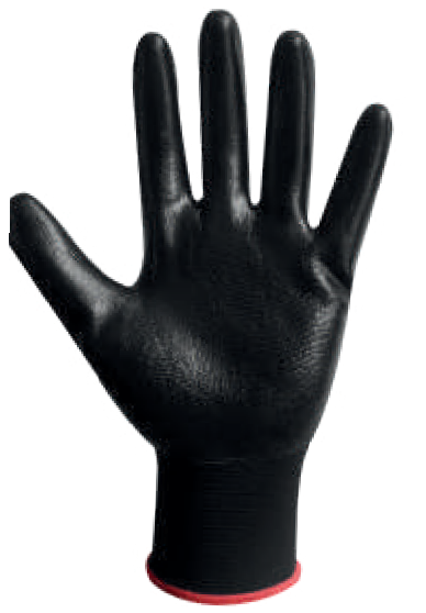 C&amp;A - Guante Nylon - Cod. 140501 - Nitrilo Liso - Negro