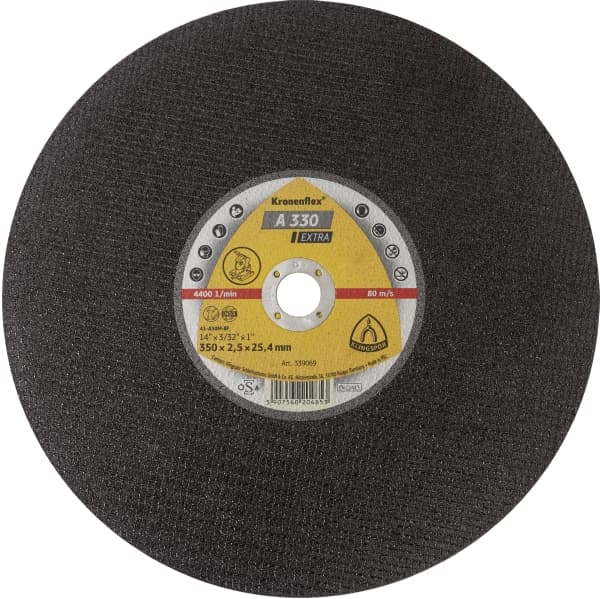 Klingspor - Disco Corte Tronzar - Cod. 163100 - A330 Extra - 14&quot;