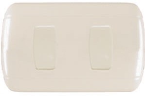 Home Light Classic - Interruptor Doble - Cod. 046187 - Empotrar