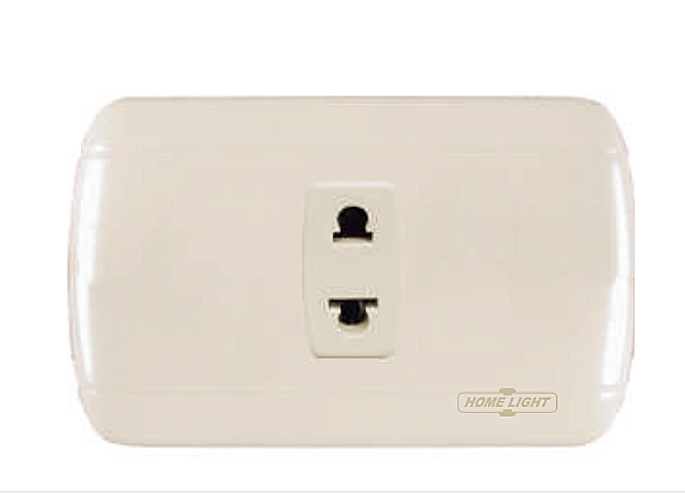 Home Light Classic - Tomacorriente Simple - Cod. 046189 - Empotrar