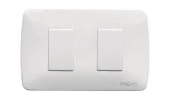 Home Light Luxury - Interruptor Doble - Cod. 046327 - Empotrar