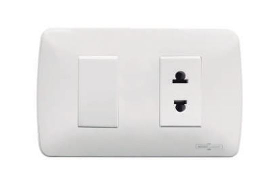 Home Light Luxury - Interruptor - Tomacorriente - Cod. 046330 - Empotrar