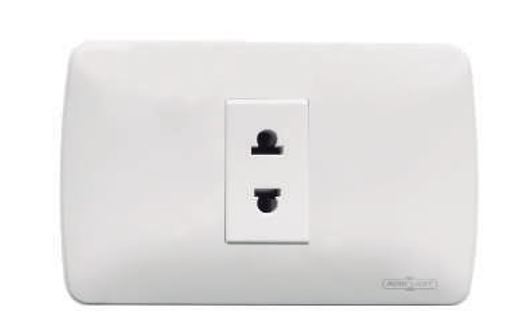Home Light Luxury - Tomacorriente Simple - Cod. 046329 - Empotrar