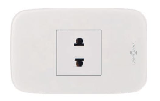 Home Light Elegant - Tomacorriente Simple - Cod. 166022 - Empotrar
