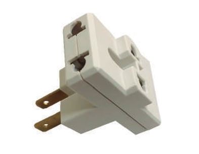 Home Light - Adaptador Triple - Cod. 166011 - Tipo T