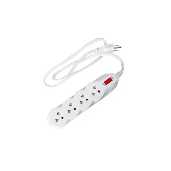 Home Light Deluxe - Supresor Pico - Cod. 166060 - 6 Tomas - 16 AWG - 3 mts.