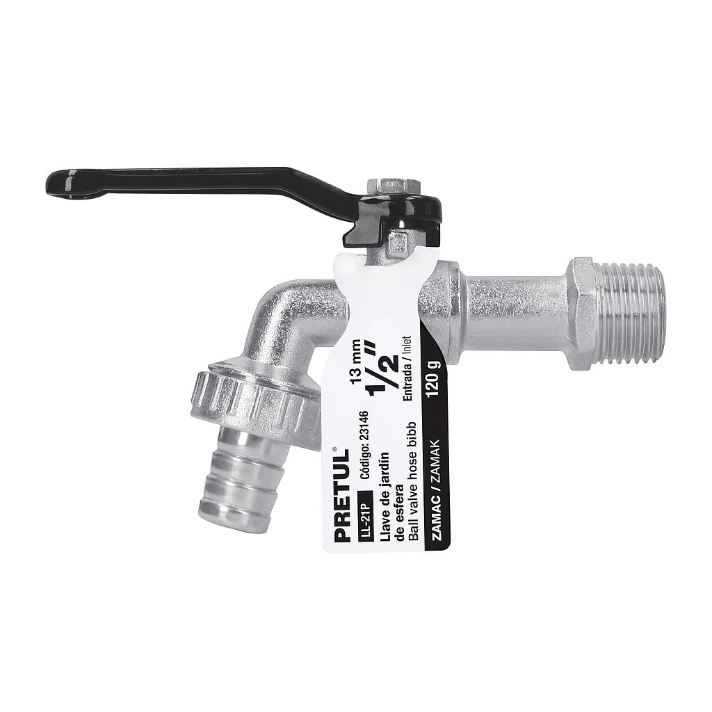 PRETUL - Llave Esferica Jardin - Cod. 200462 - 1/2&quot;