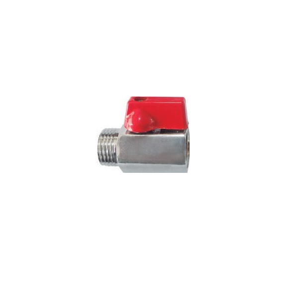 VALMAX - Valvula Mini Ball - Cod. 153016 - Mixto Cromado - 1/2&quot;