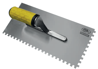C&amp;A PROFESIONAL - Plancha Empastar - Cod. 140407 - Mango Goma -  5&quot; x 11&quot; - Dentada