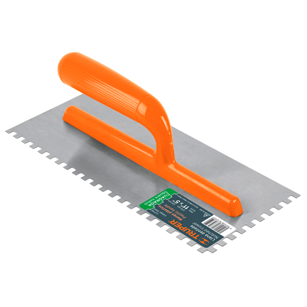 TRUPER - Plancha Empastar - Cod. 110065 - Mango Plastico -  11&quot; x 5&quot;Dentada
