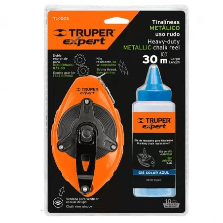 TRUPER - Tiralineas Metalico - Cod. 200231 -  30m - 100 Pies
