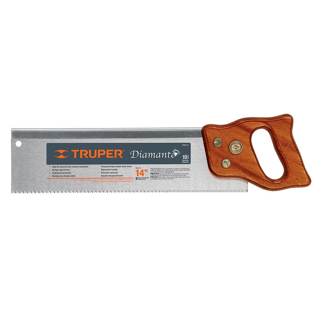 TRUPER - Serrucho Costilla - Cod. 200440 -  12&quot; (30 cm)