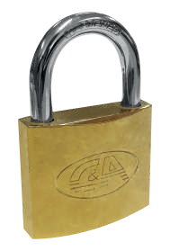 C&amp;A - Candado Hierro Dorado - Cod. 140414 - 40 mm