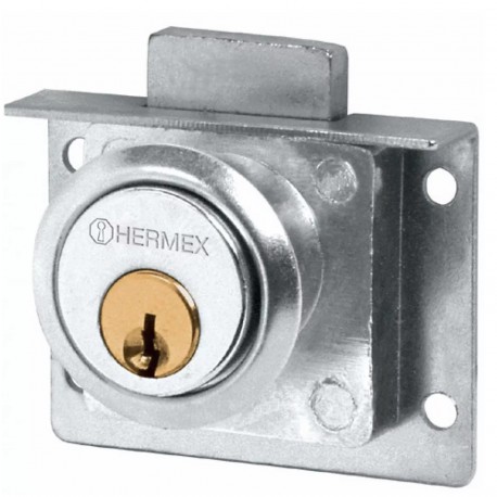 HERMEX - Cerradura Escritorio - Cod. 110796 - Cromo