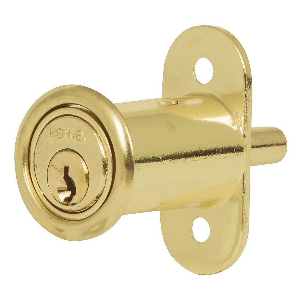 HERMEX - Cerradura Closet - Cod. 110798 - Laton
