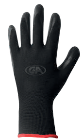 C&amp;A - Guante Nylon - Cod. 140501 - Nitrilo Liso - Negro
