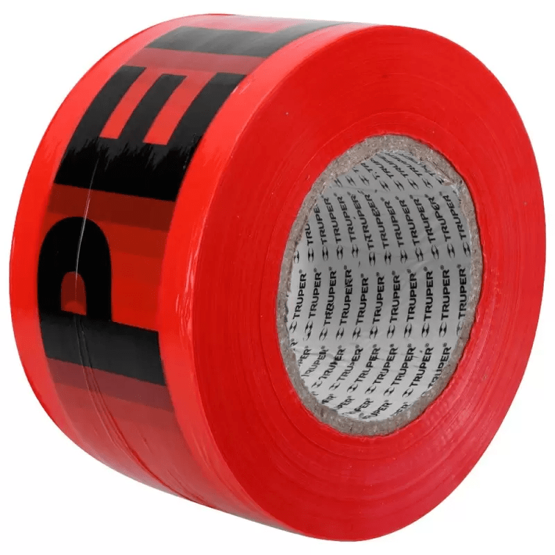 TRUPER - Bandas Advertencia - Cod. 010810 - Rojo &quot;Peligro” - 300 m