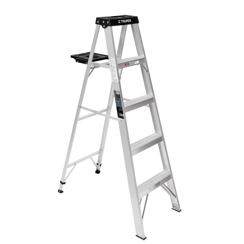 TRUPER - Escalera Tipo Tijera - Cod. 200238 - 4 - 150 Kg. - 1.52 m - 2.7 m