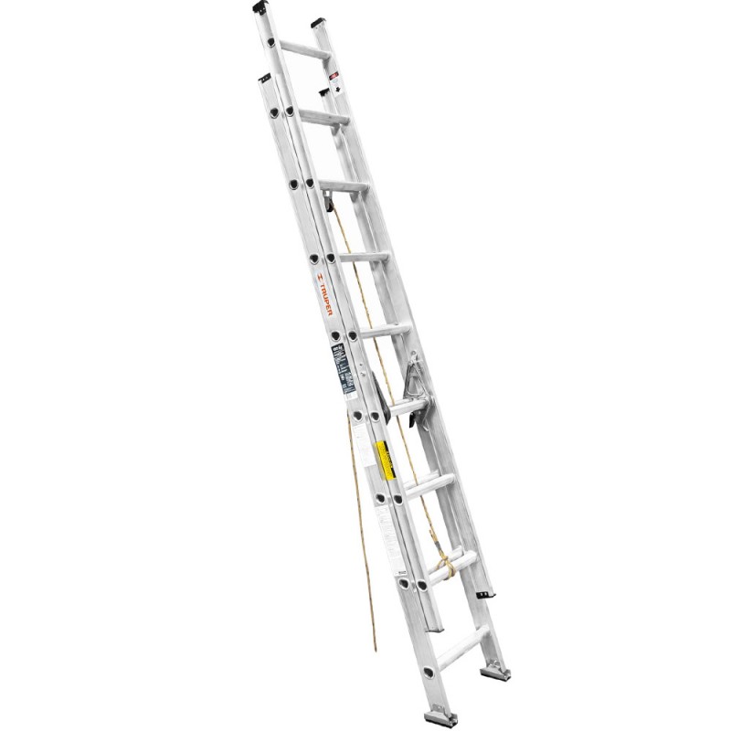 TRUPER - Escalera Telescopica - Cod. 200372 - 16 - 8.5 Kg  - 2.4 m - 4.6 m