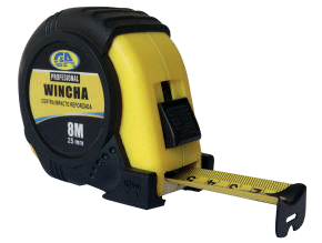 C&amp;A PROFESIONAL - Wincha Reforzado - Cod. 140513 - Contra Impacto - 8m x 25mm