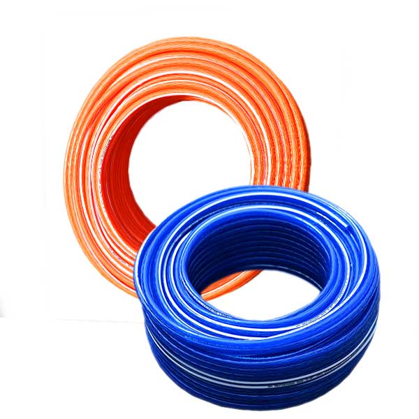 2M - Manguera Reforzada - Cod. 140138 - Para Gas - 3/8&quot; x 100 m - Naranja