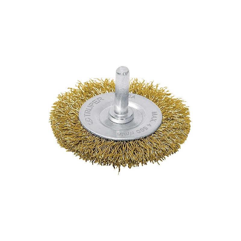 TRUPER - Escobilla Circular - Cod. 010271 - Taladro Vastago - 2&quot;