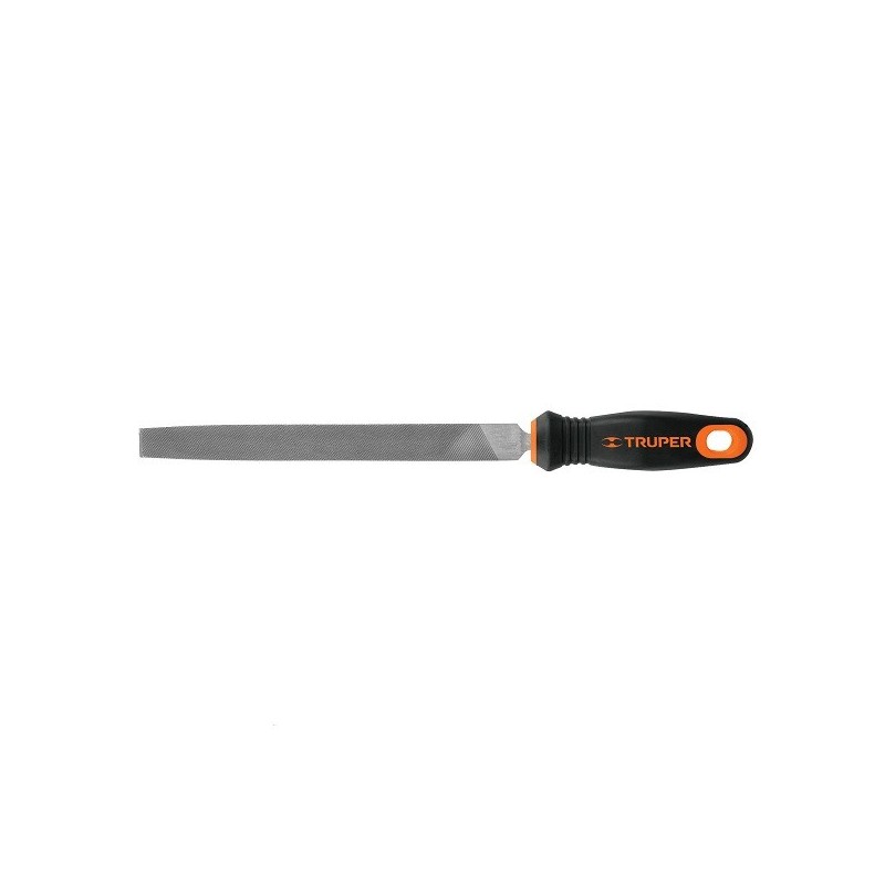 TRUPER - Lima Plana - Cod. 200380 - Bastarda Con Mango - 8&quot;