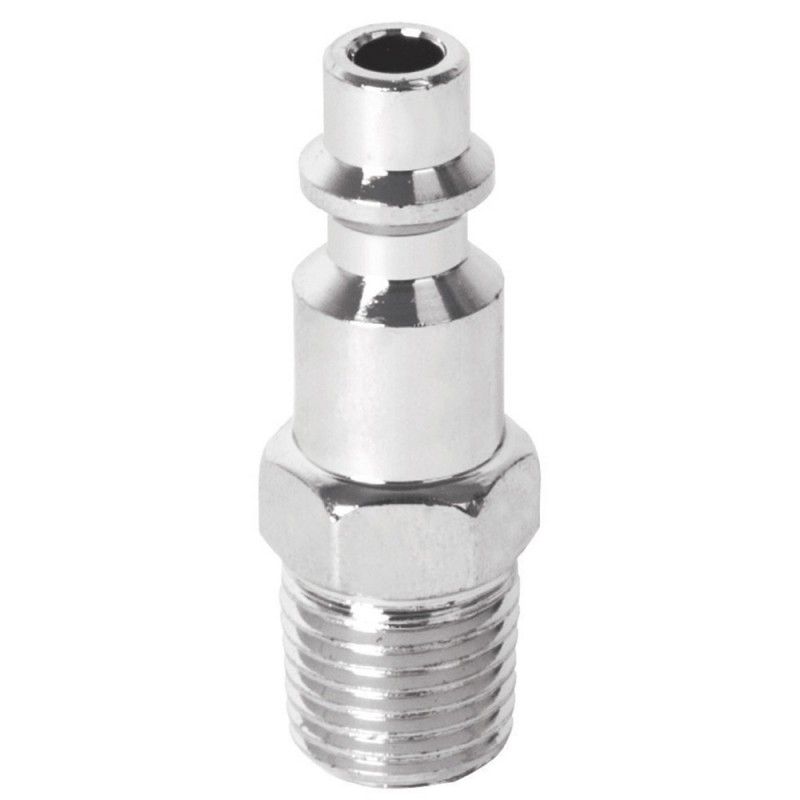 PRETUL - Conector Rapido - Cod. 200270 - Macho - NPT 1/4&quot; - Acero cromado