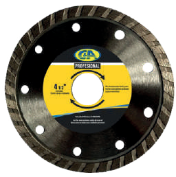 C&amp;A PROFESIONAL - Disco Diamantado - Cod. 140497 - Turbo - 4 1/2&quot;