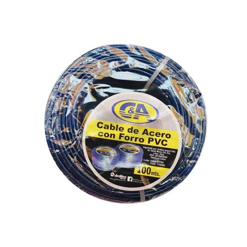 C&amp;A - Cable Forro - Cod. 139080 - Azul - 100 mts.