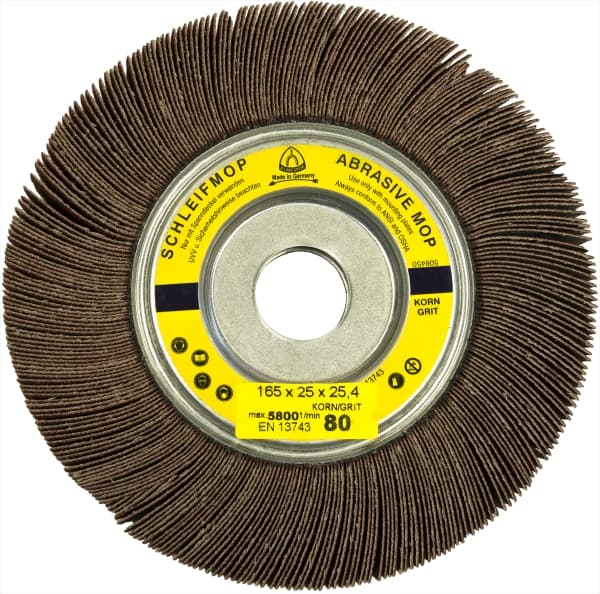 Klingspor - Rueda Flap - Cod. 163123 - 165 x 40 x 25 mm - 80 gr.